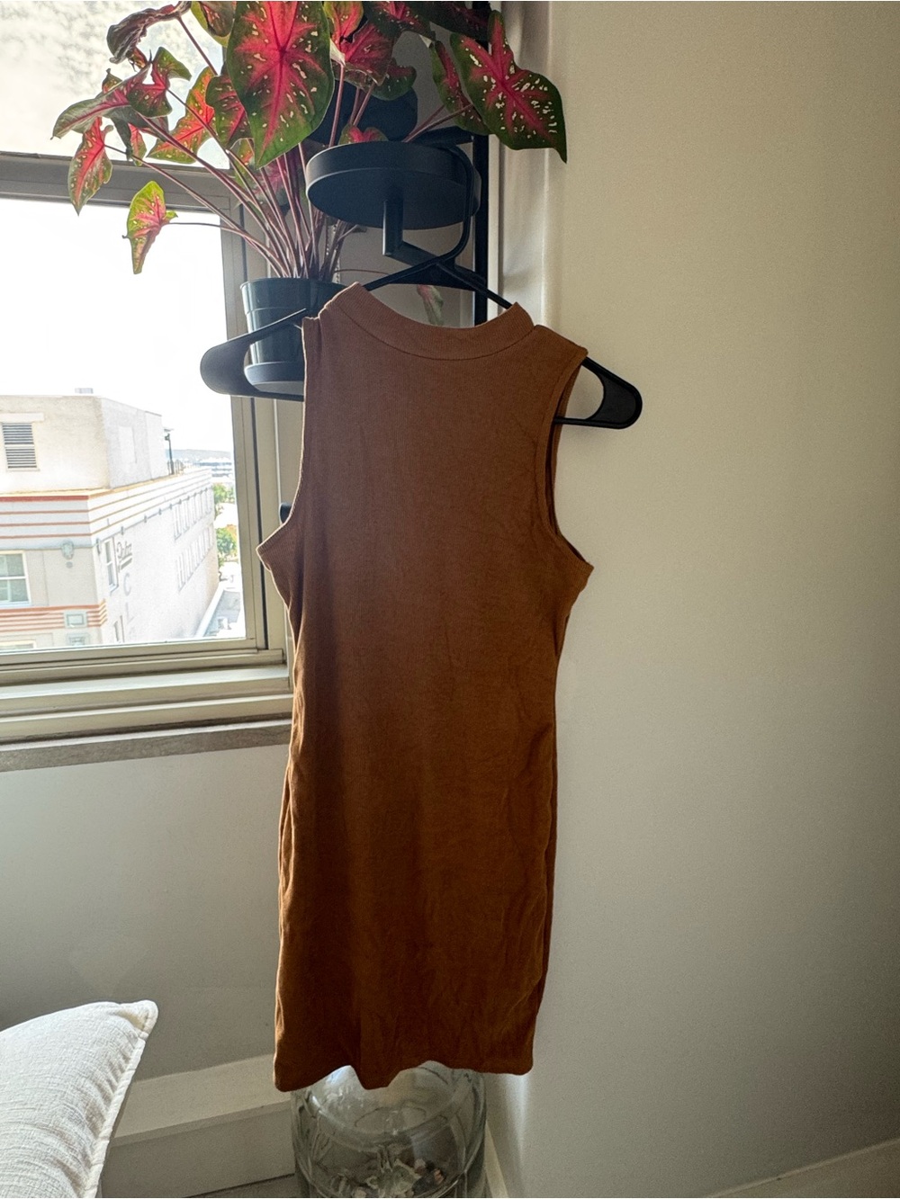 No Boundaries Sleeveless Midi Dress - Brown